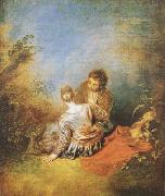 The Indiscretion (mk08) Jean-Antoine Watteau